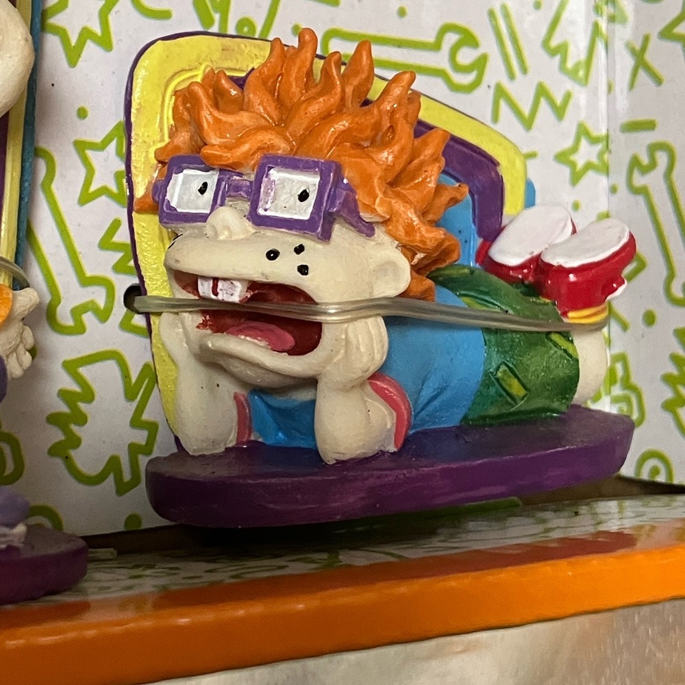 Nickelodeon Rugrats Fish Tank Decor Set - Green, Purple, Yellow - Picture 4 of 9
